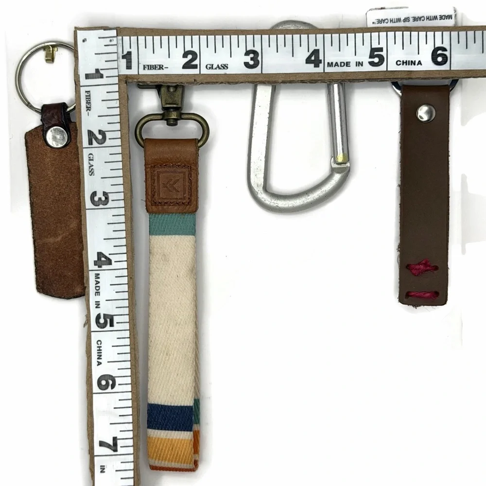 Men’s Keychains and Carabiner Clip Mixed Lot of 4 Pieces